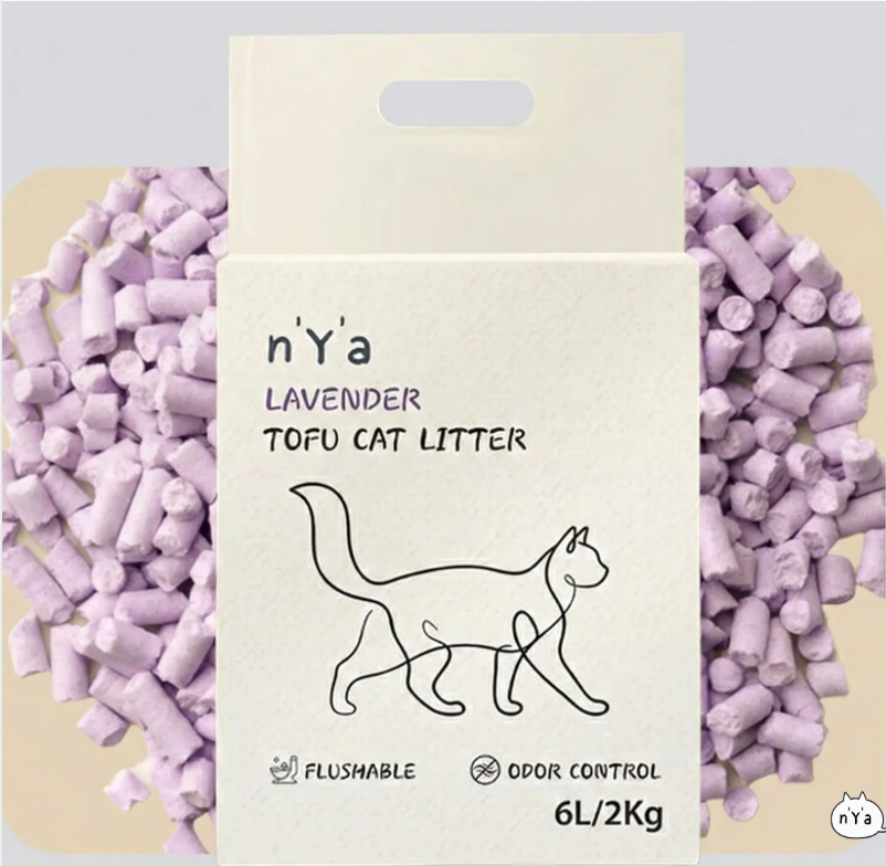 n’Y’a Premium Tofu Cat Litter Lavender