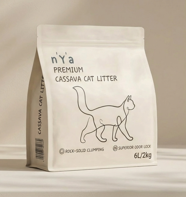 n’Y’a Premium Cassava Cat Litter